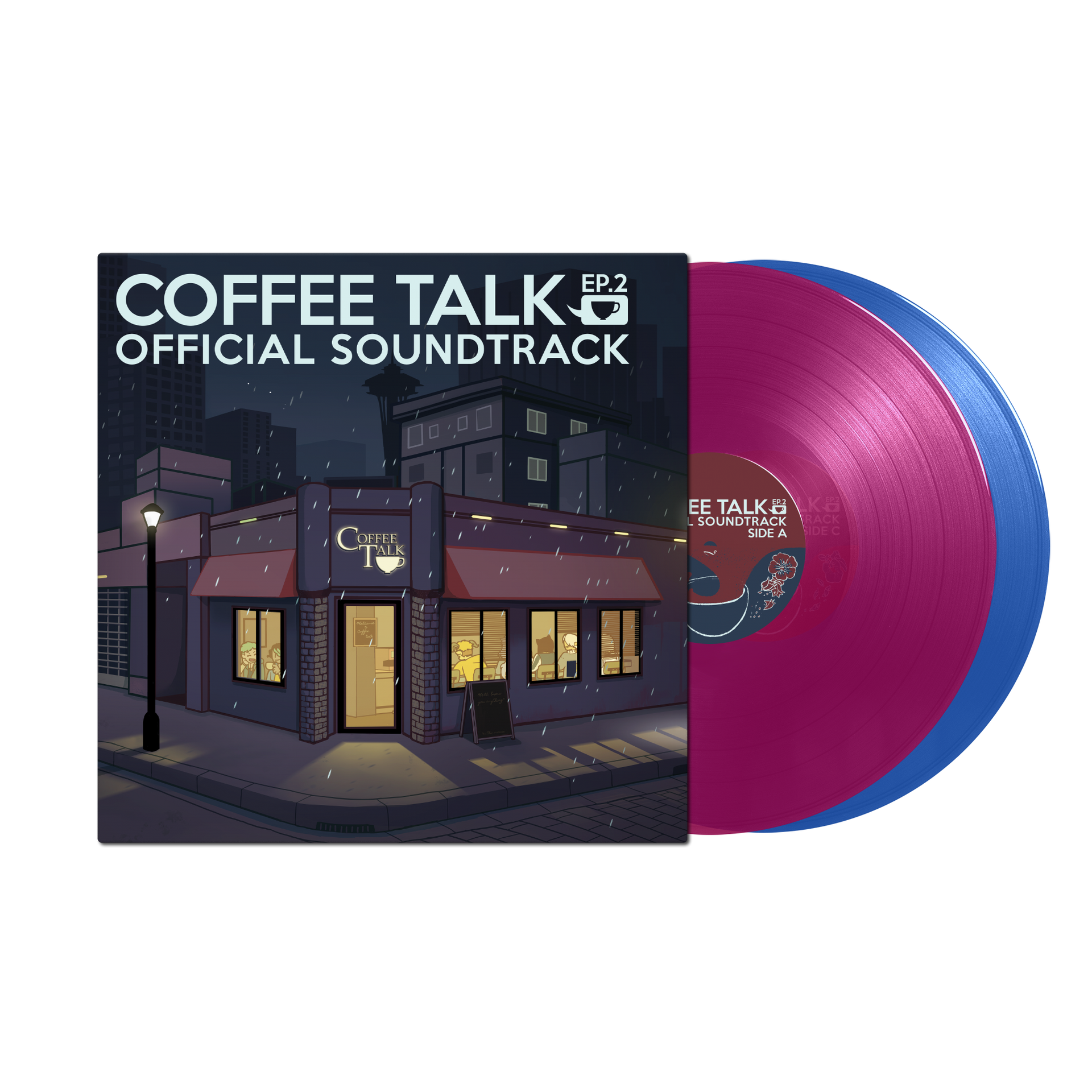 「Coffee Talk」 Official Soundtrack　Vinyl Coffee Talk (Original Game Soundtrack) - Andrew Jeremy (2xLP Vinyl Rec