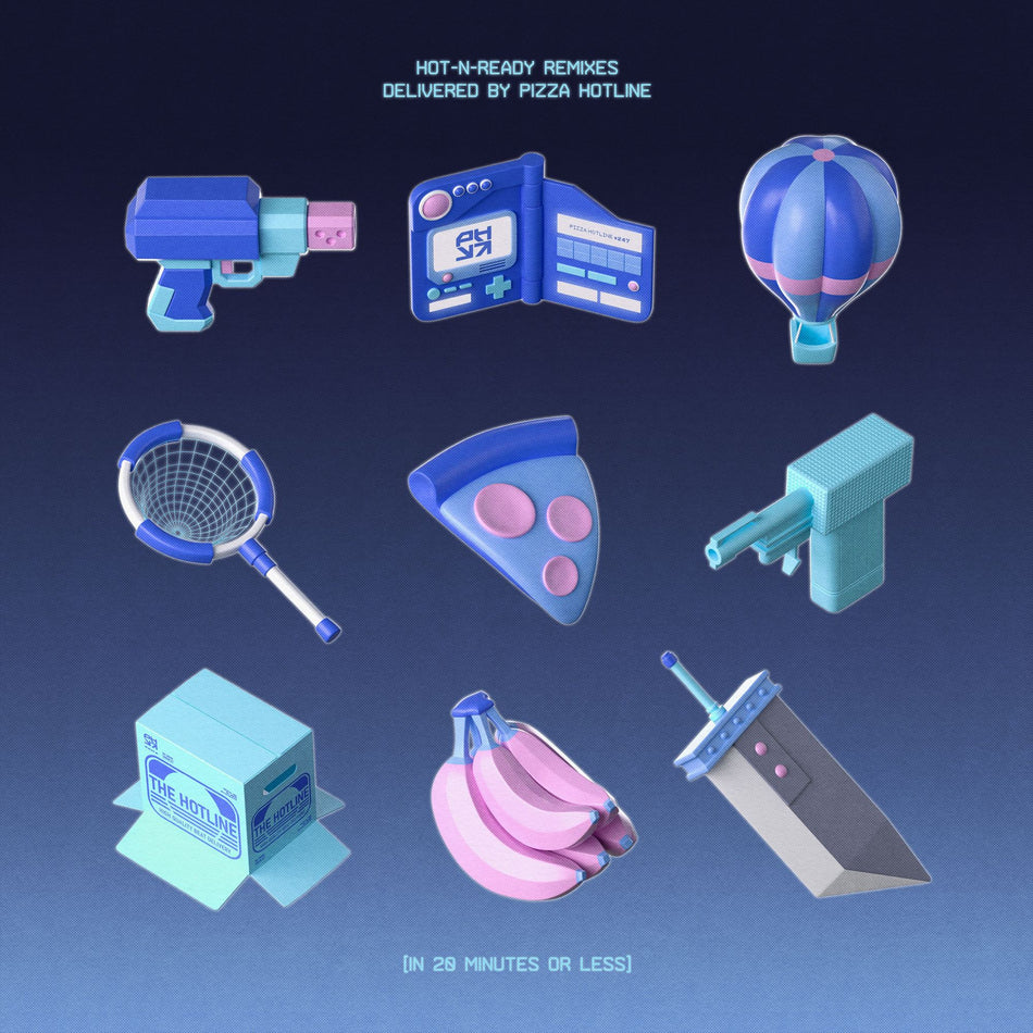 Hot-N-Ready Remixes Delivered by Pizza Hotline [In 20 Minutes or Less] (Coloured Vinyl)