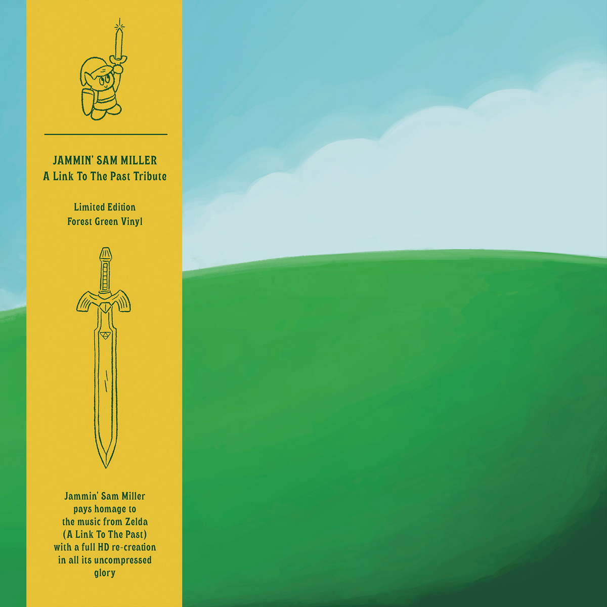 Jammin' Sam Miller - A Link To The Past Tribute Vinyl Record Cover Art