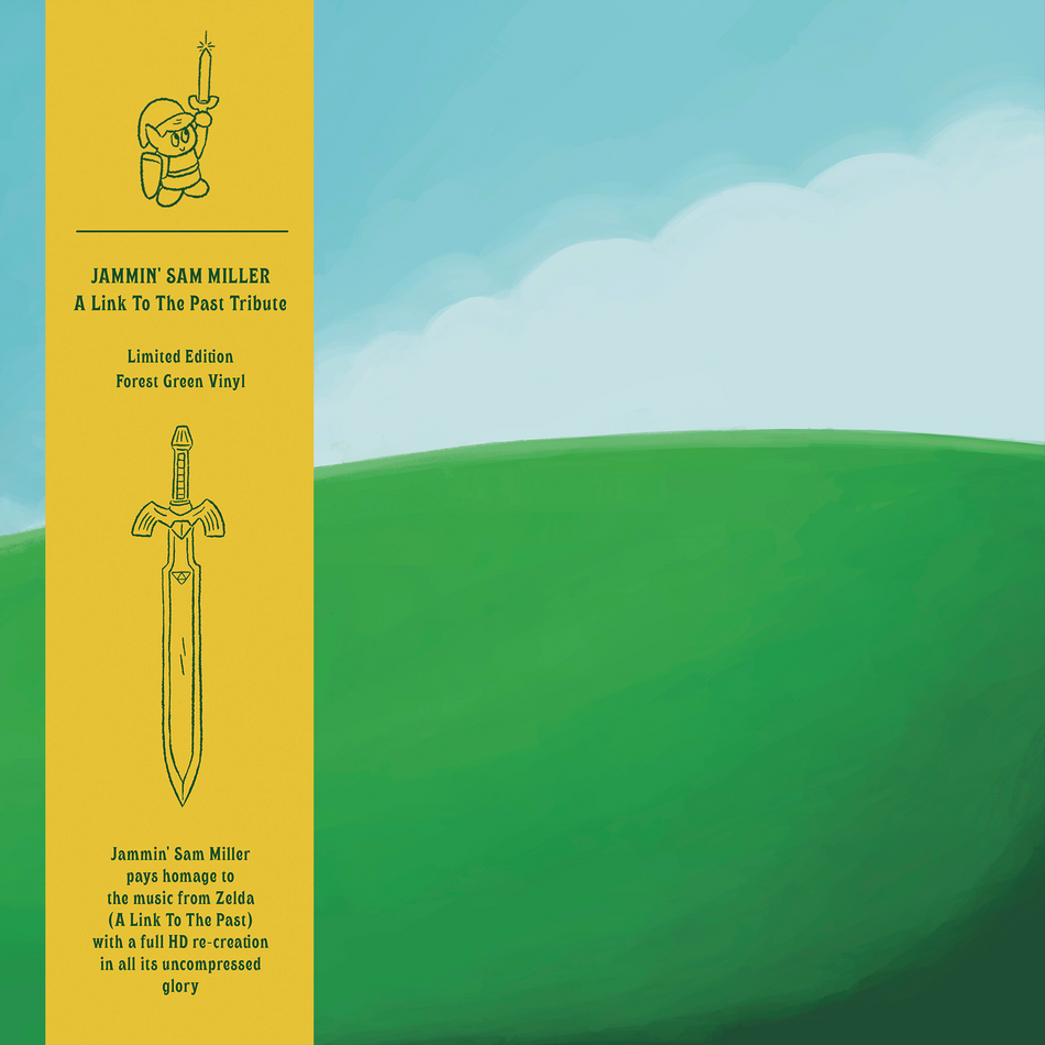 Jammin' Sam Miller - A Link To The Past Tribute Vinyl Record Cover Art