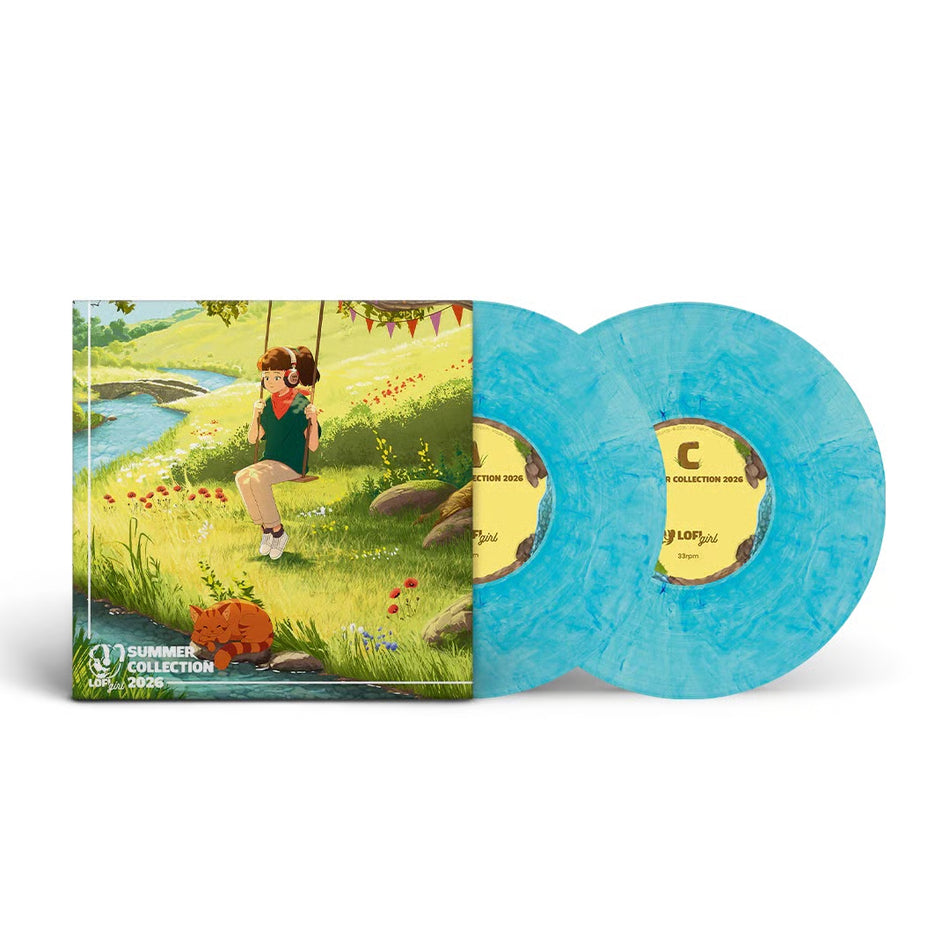 Lofi Girl Summer Collection 2026 Blue Vinyl Record