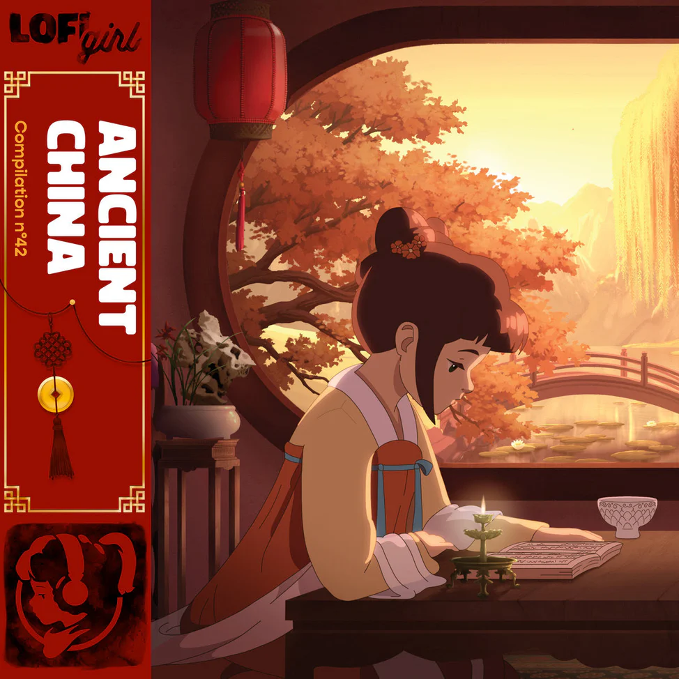 Ancient China Lofi Girl Vinyl Record