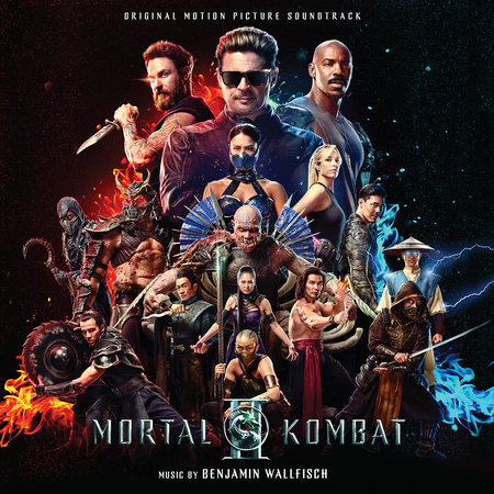 Mortal Kombat II Vinyl Record Cover Art