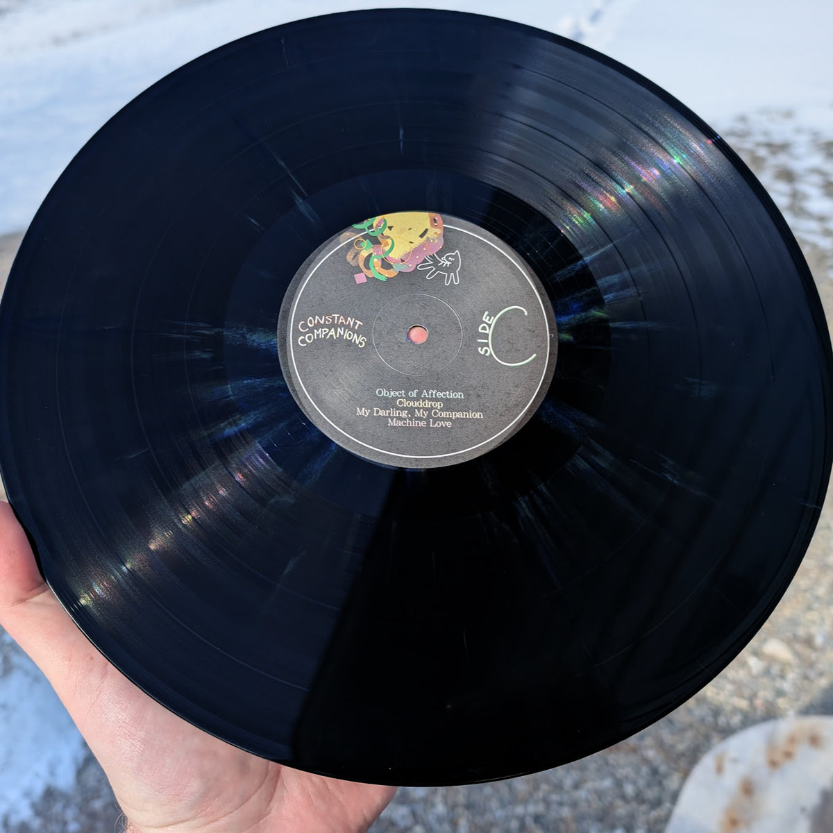 Opaque with black splatter side C/D