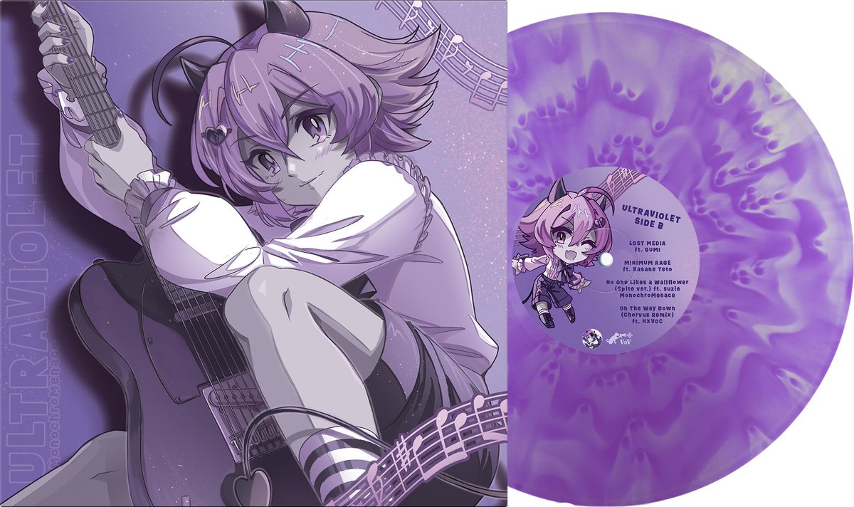 ULTRAVIOLET (LP) - MonochroMenace – Very Ok Vinyl