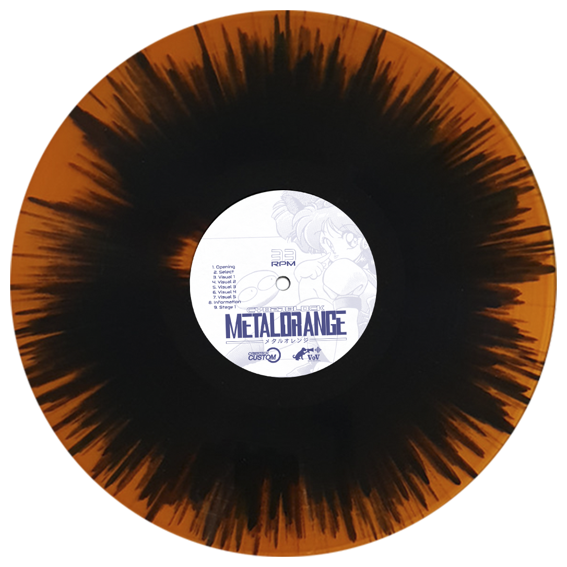 Cyberblock Metal Orange EX – Very Ok Vinyl