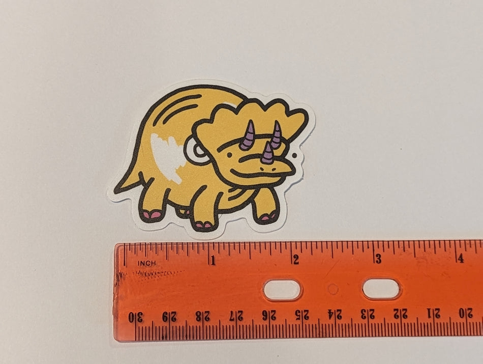 Vinyl-saur - Triceratops - Sticker