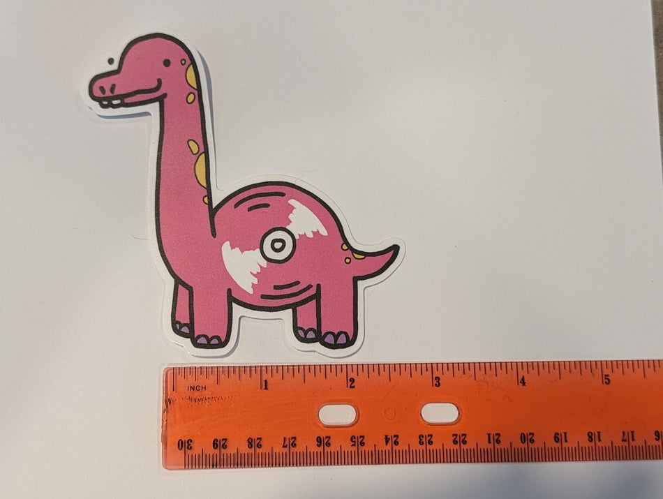 Vinyl-saur - Brontosaurus - Sticker
