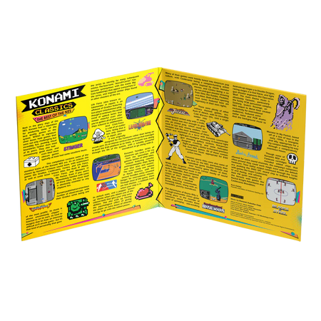 Konami Classics: The Best of the NES Vinyl Record Inside Fold