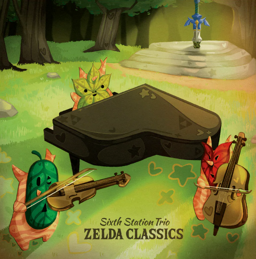 Zelda Classics Vinyl Record Cover Art