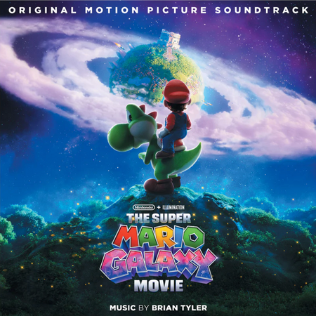 The Super Mario Galaxy Movie Vinyl Cover Art