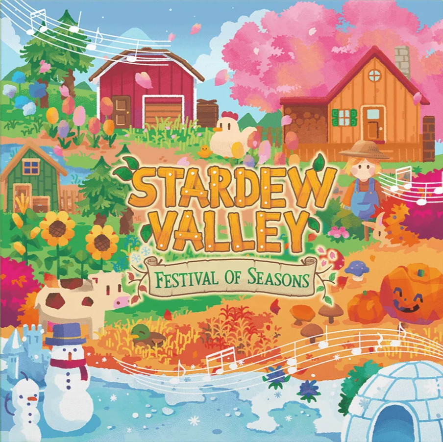 Stardew Valley: Festival of Seasons Vinyl Cover Art