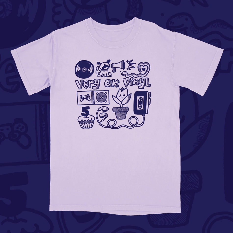 5th anniversary shirt, orchid colour