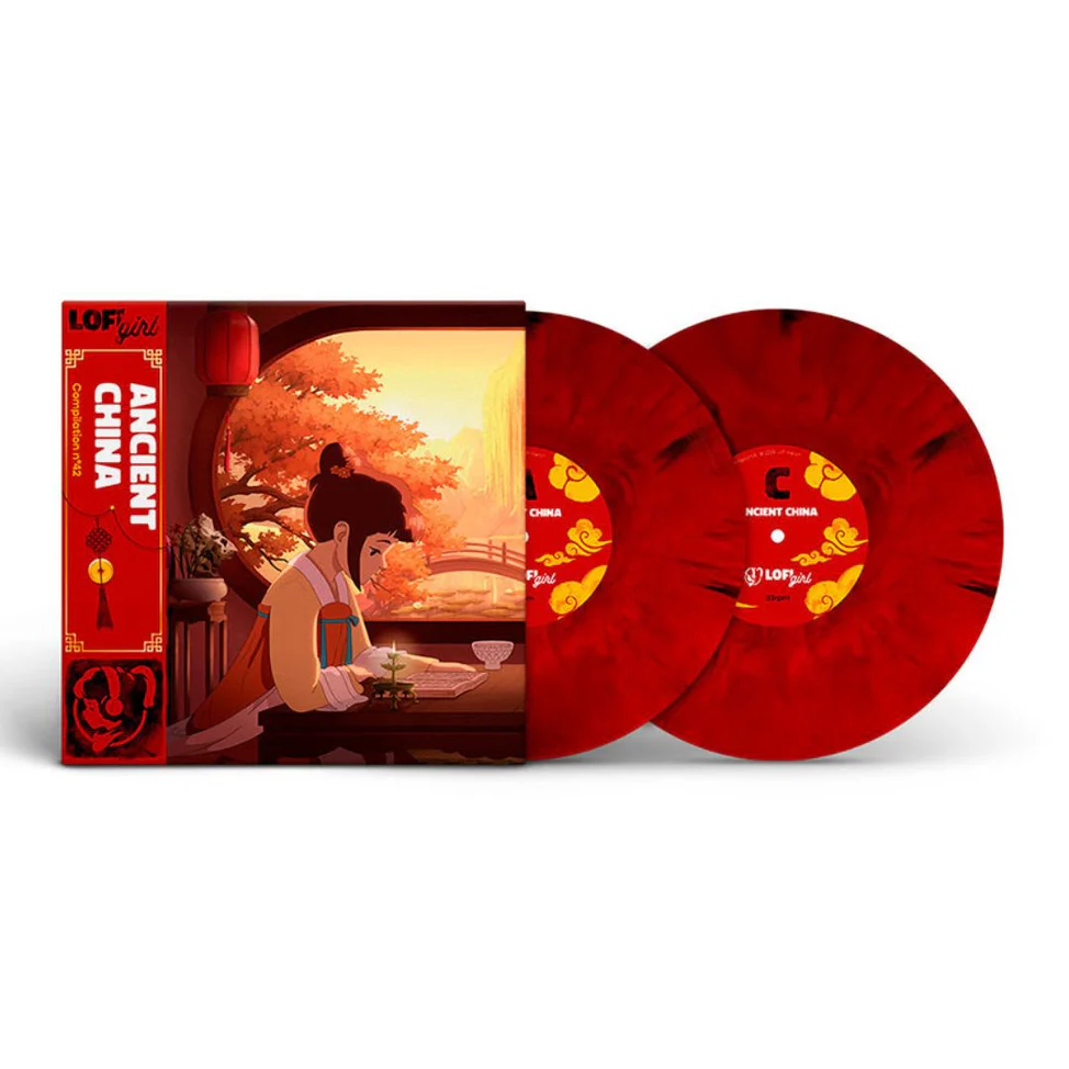 Ancient China Lofi Girl Vinyl Record