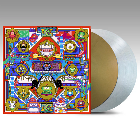 Once Upon A KATAMARI jacket cover and vinyl dics. One silver, one gold. 