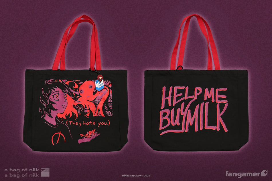 Help Me Buy Milk! Tote Bag